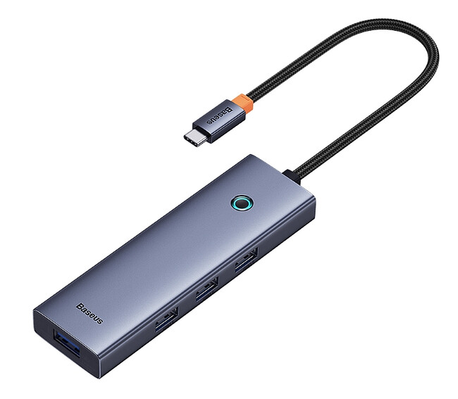 USB-хаб Baseus BS-OH108 Space Grey (B0005280A813-03)
