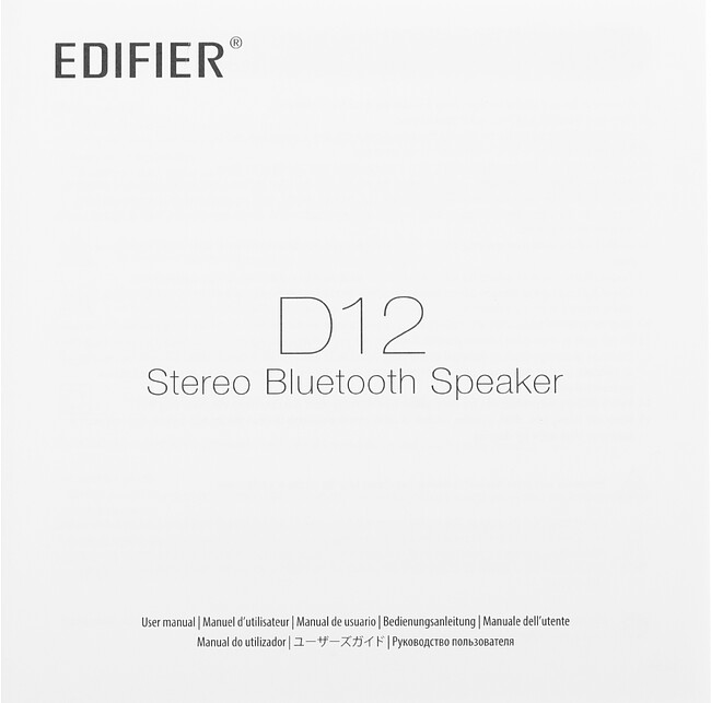 Портативная колонка Edifier D12 черный