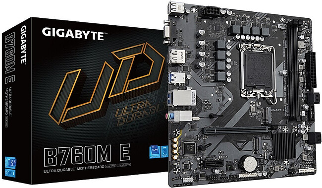 Материнская плата Gigabyte B760M E rev. 1.0