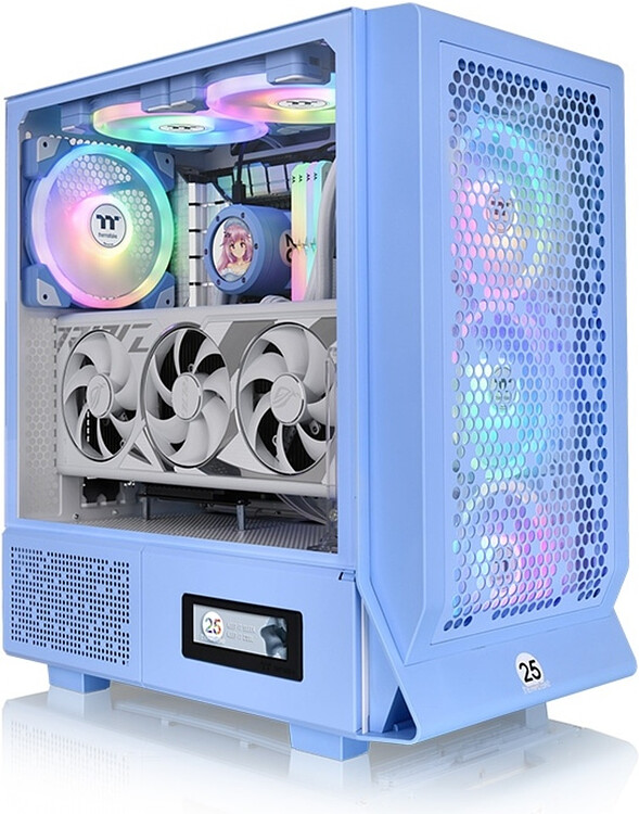 Корпус Thermaltake Ceres 330 TG ARGB Hydrangea Blue E-ATX без БП (CA-1Y2-00MFWN-00)