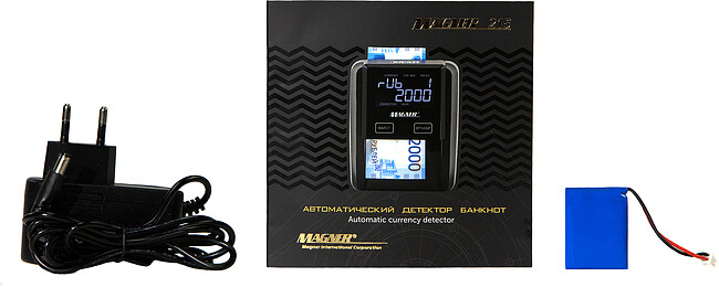 Детектор банкнот Magner 215 автоматический мультивалюта АКБ