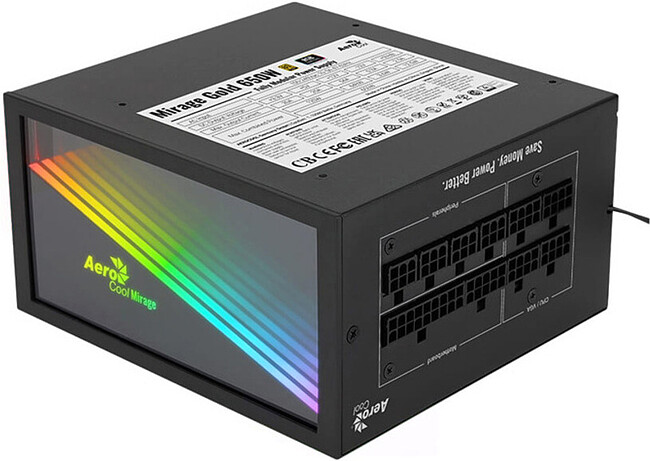 Блок питания Aerocool Mirage Gold 650W Fully Modular