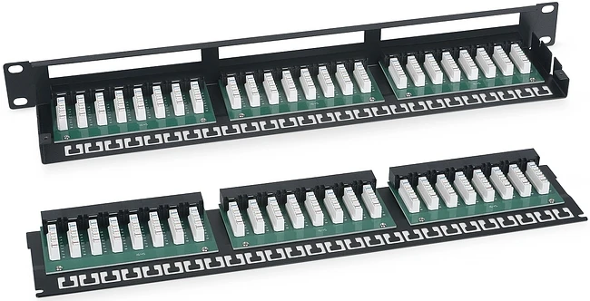 Патч-панель Cabeus PLHD-48-CAT.6-Dual