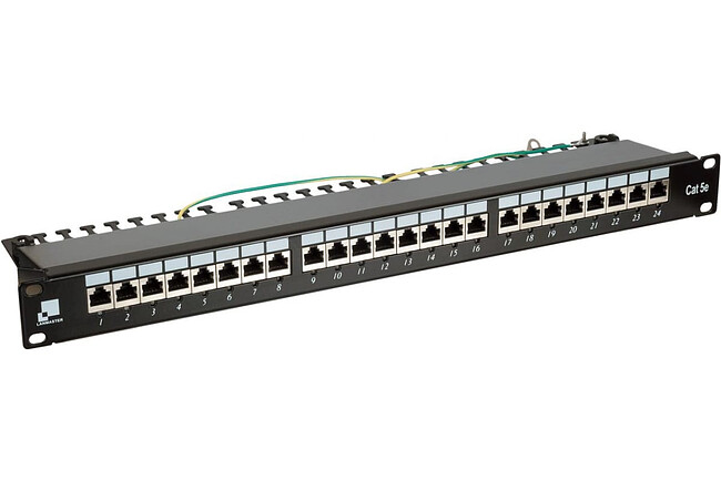 Патч-панель Lanmaster LAN-PPI24S5E
