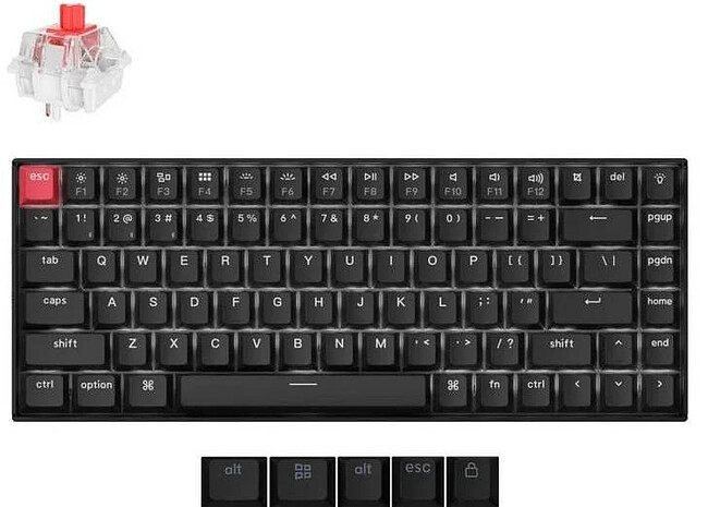 Клавиатура Keychron QMK K2 Red Switch (K2X-A1Z-RU)