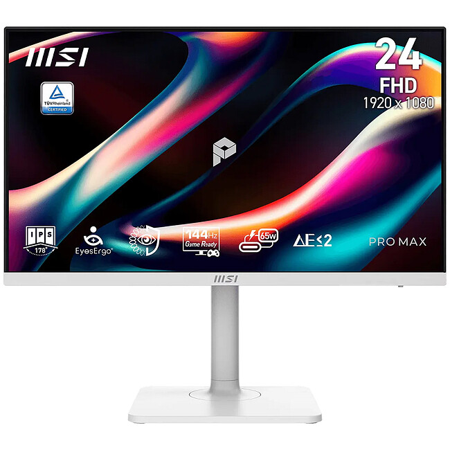 Монитор MSI Pro Max MAX 241PHW E14 белый (9S6-3PF44H-010)