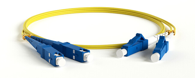 Патч-корд Hyperline FC-D2-9-LC/UR-SC/UR-H-1M-LSZH-YL