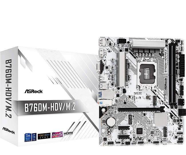 Материнская плата Asrock B760M-HDV/M.2 DDR5