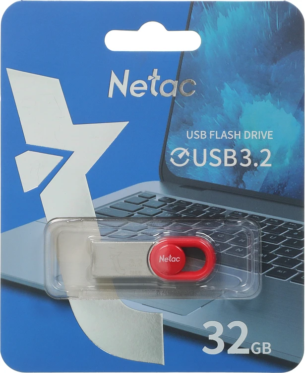 USB Flash-накопитель Netac UM2 USB 3.2 32GB (NT03UM2N-032G-32RE)