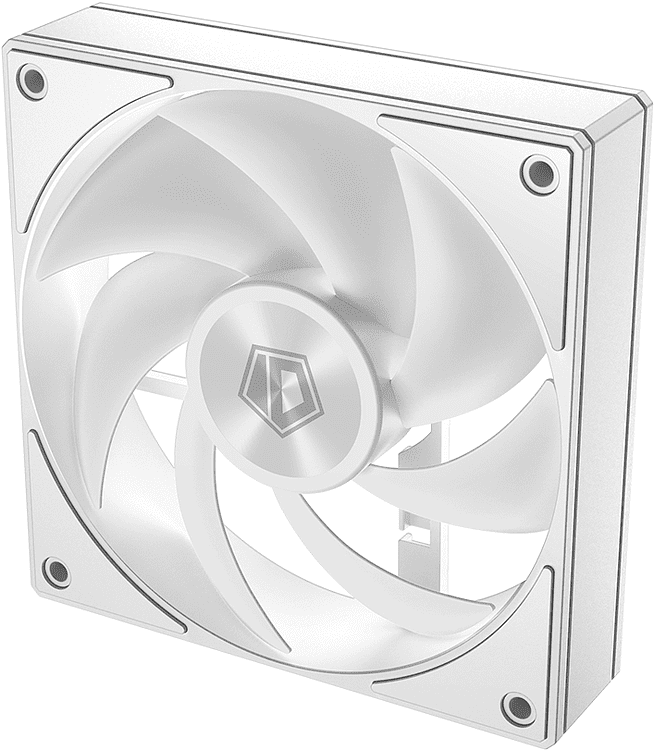 Вентилятор для корпуса ID-Cooling AF-1230-W белый
