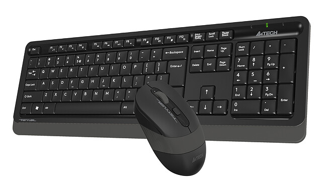 Набор периферии A4Tech Fstyler FG1010S черный/серый