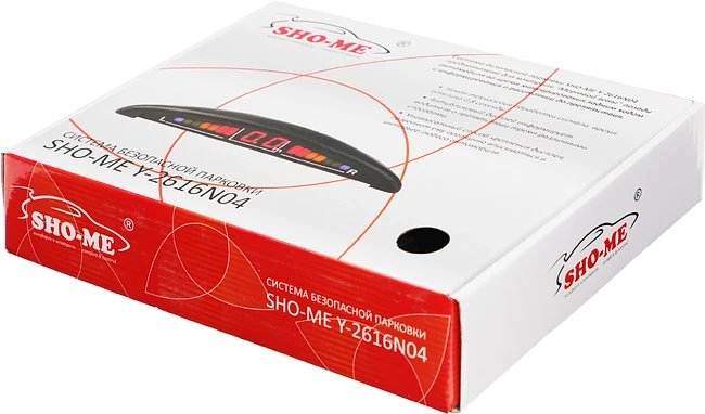 Парковочный радар Sho-Me Y-2616N04 Black