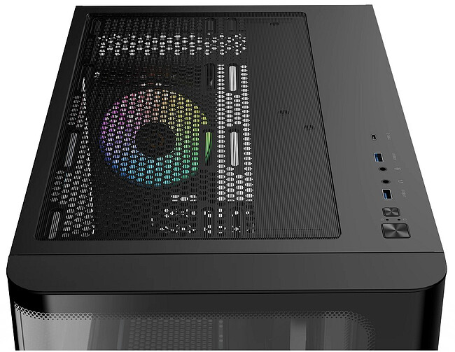 Корпус Ocypus Iota C70 BK Curve ARGB Digital (Iota-C70-BKD400CD-GL)