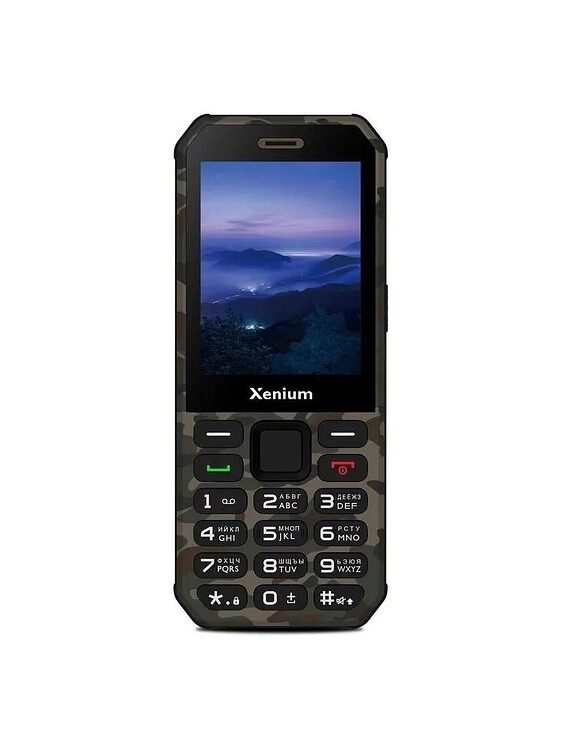 Мобильный телефон Xenium X300 зеленый камуфляж (CTX300GC/00)