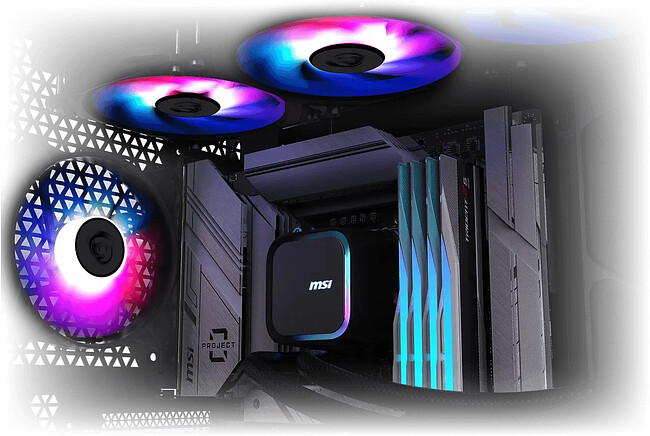 Система жидкостного охлаждения для процессора MSI MAG CoreLiquid A13 240 (306-7ZWCA12-L80)