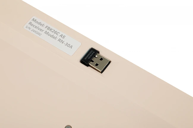 Клавиатура A4Tech Fstyler бежевый (FBK26C AS)