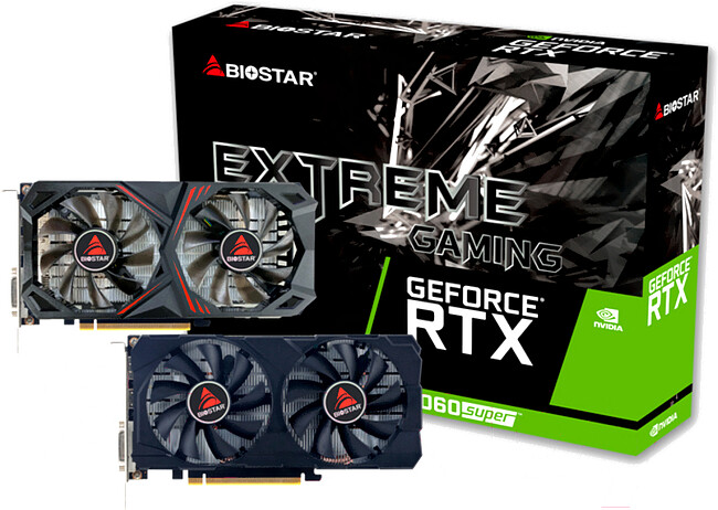Видеокарта Biostar GeForce RTX 2060 SUPER 8GB GDDR6 RTL (VN2066RF82)