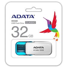 USB Flash-накопитель A-Data UV240 32GB White (AUV240-32G-RWH)