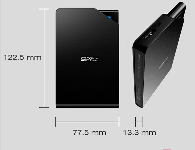 Внешний накопитель Silicon-Power 1TB SP010TBPHDS03S3W
