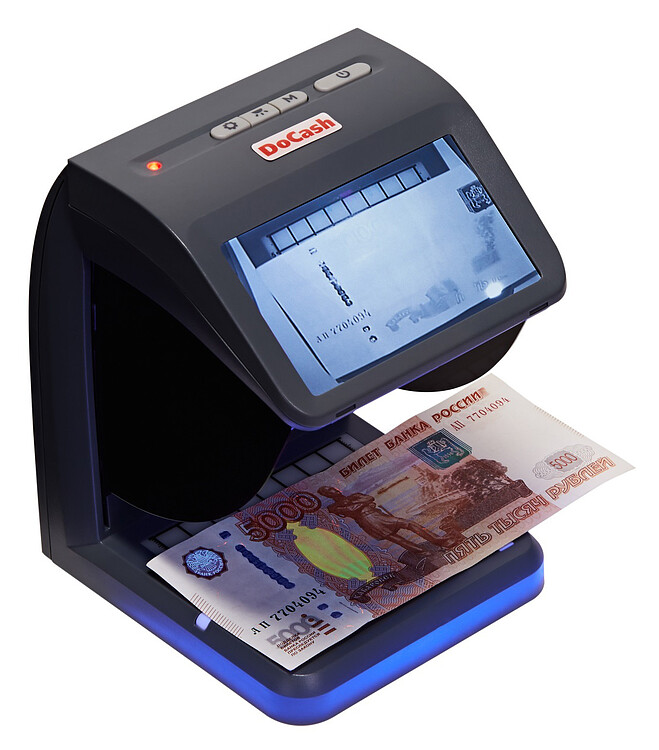 Детектор банкнот Docash Mini Combo