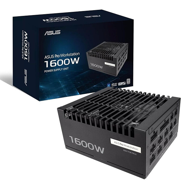 Блок питания ASUS ASUS-PRO-WS-1600P 1600W (90YE00Z2-B0NA00)