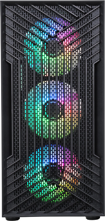 Корпус HAFF Rush mATX без БП Black