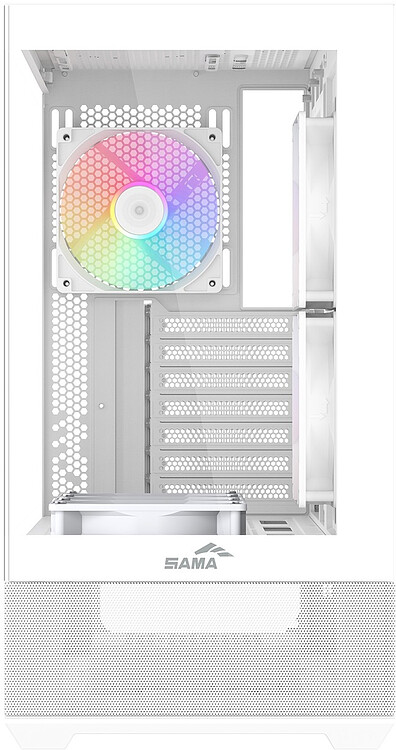 Корпус Sama V40 WH без БП белый (V40-WHADA6X1-GL)