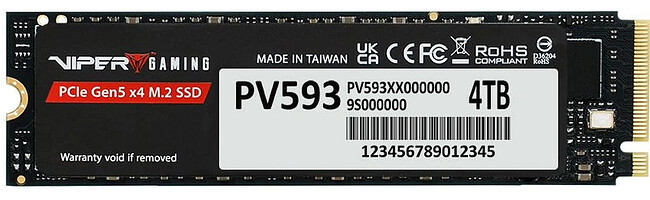 SSD диск Patriot Viper VP593 4TB (PV593P4TBM28H)