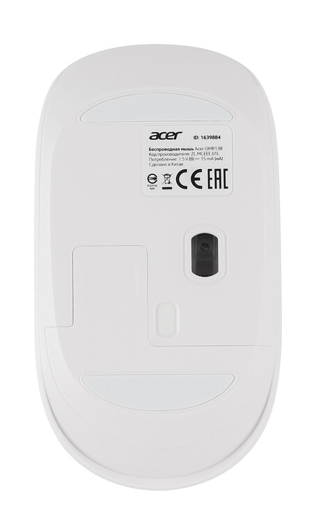 Мышь Acer OMR138 белый (ZL.MCEEE.01L)