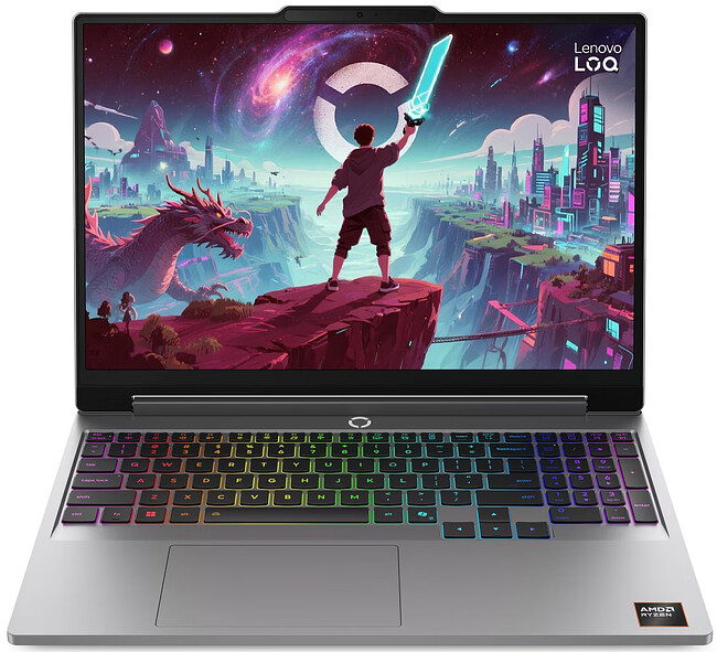 Ноутбук Lenovo LOQ 15AHP11 Luna Grey (83TN000GRK)