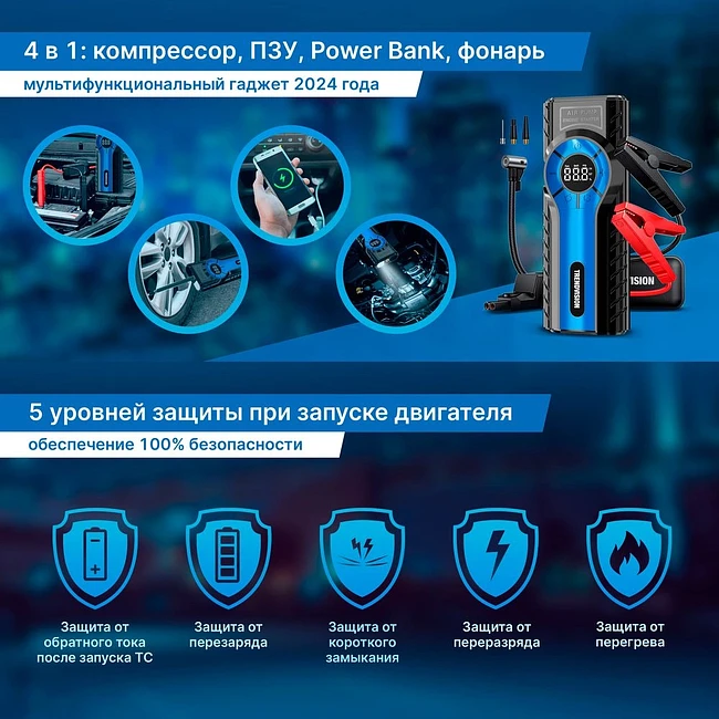 Автомобильный компрессор TrendVision Start Compressor
