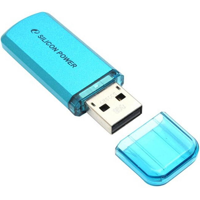USB Flash-накопитель Silicon-Power Helios 101 64GB лазоревый (SP064GBUF2101V1B)