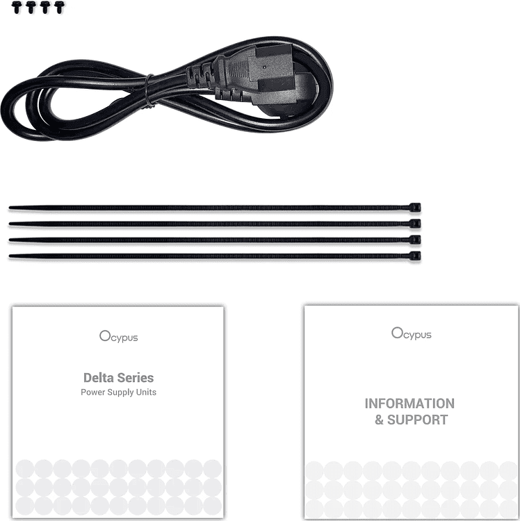 Блок питания Ocypus Delta P650 650W Black (Delta-P650-B1FDBK024X-EU)