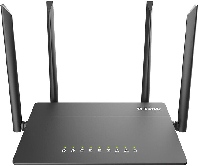 Маршрутизатор D-Link DIR-822/RU/R4A (AC1200, 4xGLAN, USB 2.0, MU-MIMO)