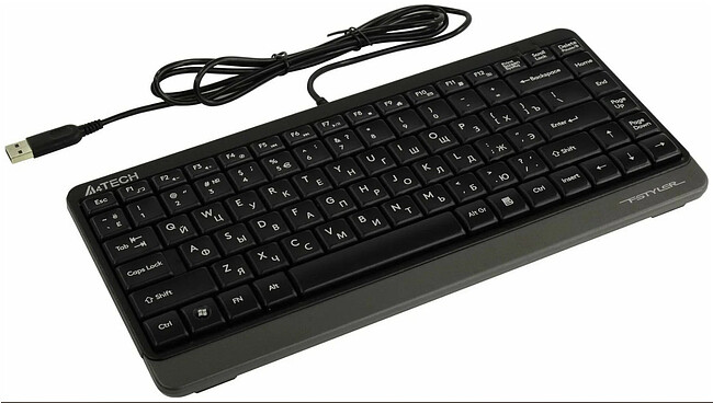 Клавиатура A4Tech Fstyler черный/серый (FK11) Клавиатура A4Tech Fstyler черный/серый (FK11)