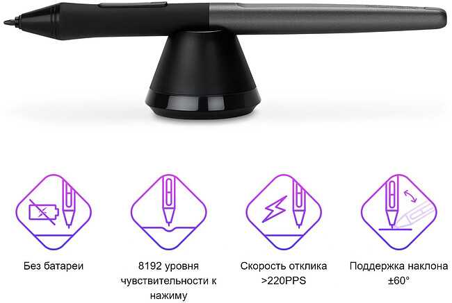 Графический планшет Huion Inspiroy (H610X)