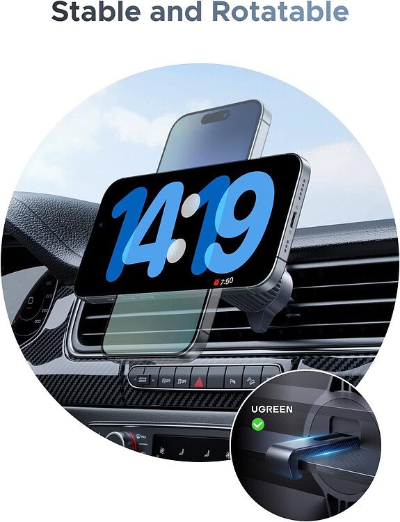 Автомобильное зарядное устройство Ugreen W758 Light Blue (55967)