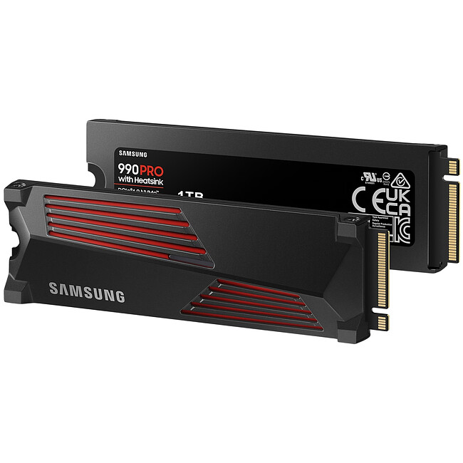 SSD диск Samsung 990 Pro 1TB Black (MZ-V9P1T0CW)