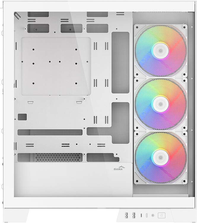 Корпус Sama V50 WH белый (V50-WHADA4X1-GL)