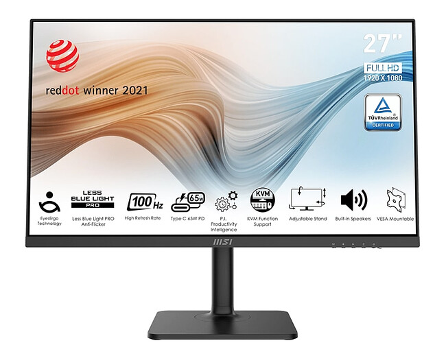 Монитор MSI Modern MD272XP черный (9S6-3PB19H-232)